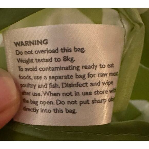 Waitrose & Partner Green Core RPET 8kg Bag Reusable Shopping Tote Bag Genuine UK - Picture 12 of 12